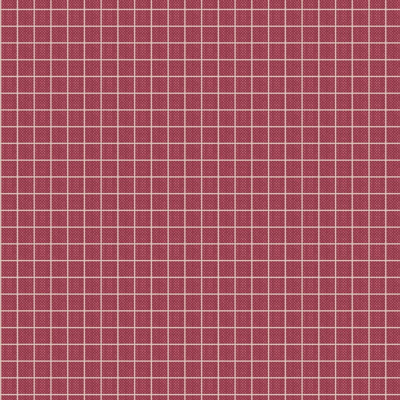 Tilda: Winter - Plaid in Burgundy