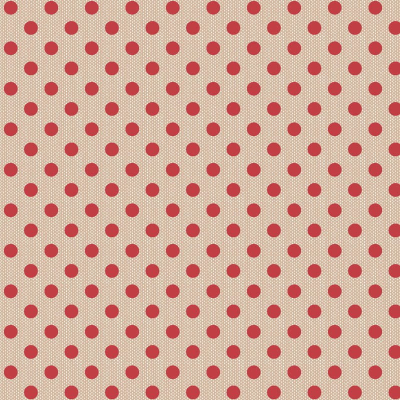 Tilda: Winter - Polkadot in Red