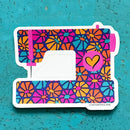 Daisy Sewing Machine Sticker - Stitch Supply Co. 