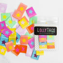 Lolly Tags: Neon Stars - Stitch Supply Co. 