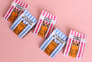 Cozy Club Labels: Cat Stripe