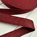 Webbing: Heather in Red and Black