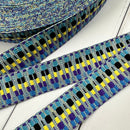 Zig Zag Webbing: Blue Tang