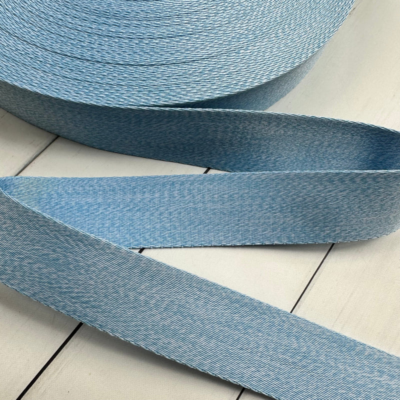 Webbing: Heather in Light Blue