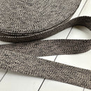 Webbing: Heather in Steel & Cream