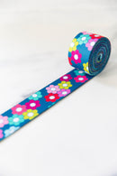 Color Pop Webbing: Hexie Garden 1 1/2" wide