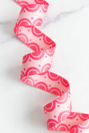 Color Pop Webbing: Sweet Scallops in Pink 1 1/2" wide