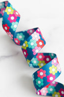 Color Pop Webbing: Hexie Garden 1 1/2" wide