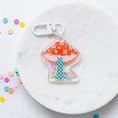 Zipper Pull: Mushroom & Snail - Stitch Supply Co. 