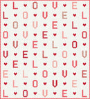 LOVE Quilt Pattern