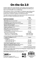 On The Go 2.0 Pattern - Stitch Supply Co. 