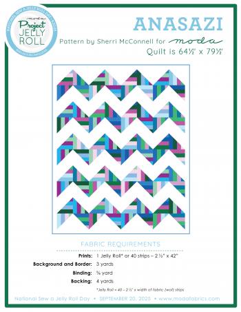 Free Jelly Roll Pattern: Anasazi