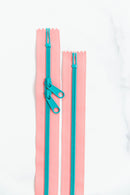 30" Zipper: Flamingo