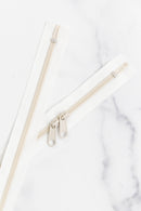 30" Zipper: Porcelain