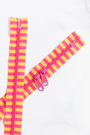 30" Zipper: Pink Lemonade