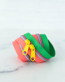30" Zipper: 5 Color in Crafty