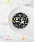 Petal to the Metal Sewing Iron on Patch