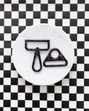 Splatter Paint Hardware 1 1/2" wide