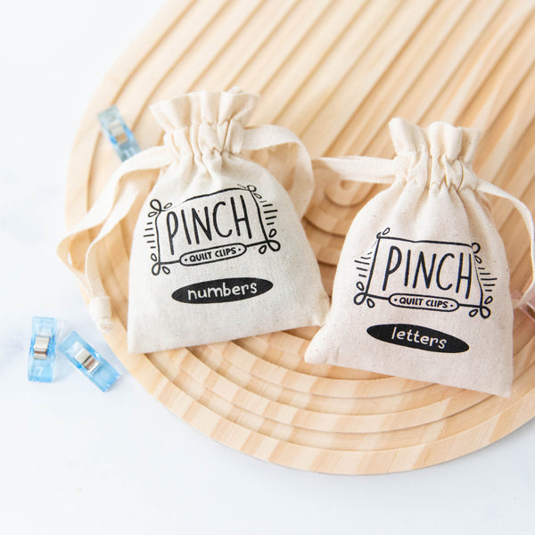Pinch Quilt Clips - Numbers & Letters Pinch Quilt Clips - Numbers & Letters