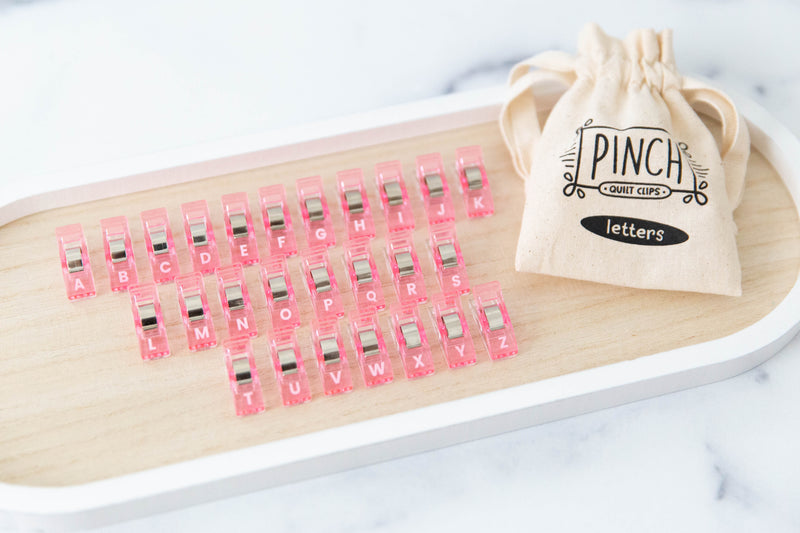 Pinch Quilt Clips - Numbers & Letters