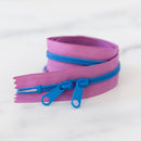 30" Zipper: Blueberry