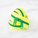 30" Zipper: Lemon Lime