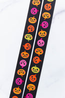 Webbing: Pumpkin Party 1 1/2" wide