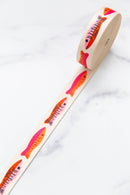 Webbing: Sardines in Pink 1" wide