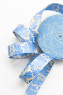 Webbing: Ginkgo Leaves 1" wide