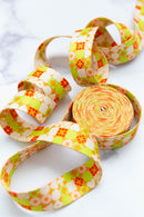 Webbing: Blocked in Goldenrod - 1 1/2" wide