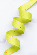 Webbing: Power Grid in Neon Yellow 1" wide