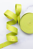 Webbing: Power Grid in Neon Yellow 1" wide
