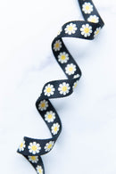 Webbing: Daisy in Yellow 1" wide