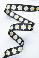 Webbing: Daisy in Yellow 1" wide