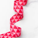 Triangle Webbing in Rhubarb 1.5"