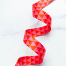 Triangle Webbing in Hibiscus 1"