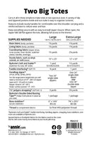 Two Big Totes  Pattern - Stitch Supply Co. 