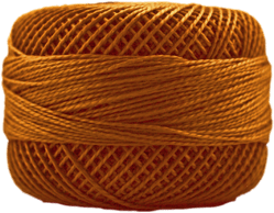 Perle Cotton: 1072 Dark Golden Brown