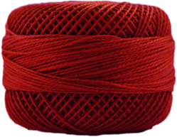 Perle Cotton: 1166 Bright Red