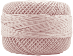 Perle Cotton: 1301 Very Light Apricot