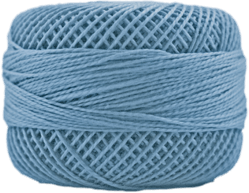 Perle Cotton: 3396 Medium Delft Blue