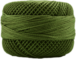 Perle Cotton: 4561 Light Avocado Green