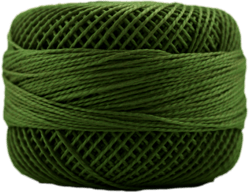 Perle Cotton: 4565 Avocado Green