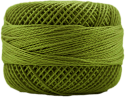Perle Cotton: 4812 Moss Green