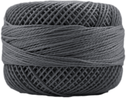Perle Cotton: 8742 Medium Shell Gray