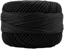 Perle Cotton: 0007 Black