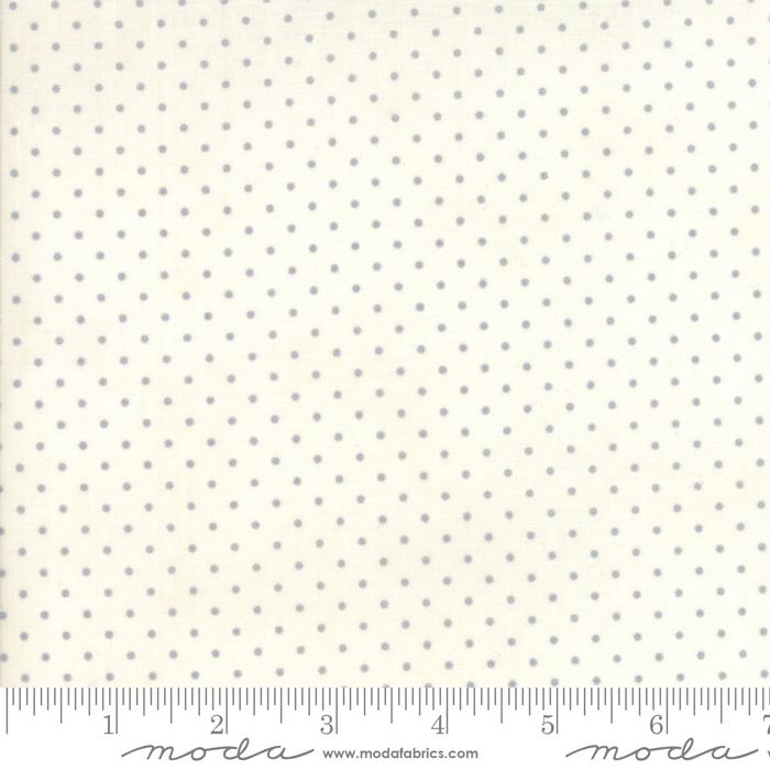 Essentially Yours: Silver Dot on White