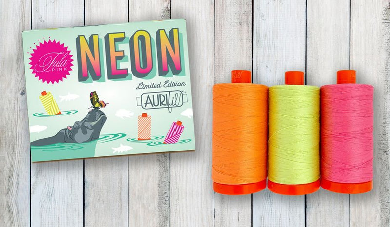 Tula's Neon Thread - 3 Spool Set