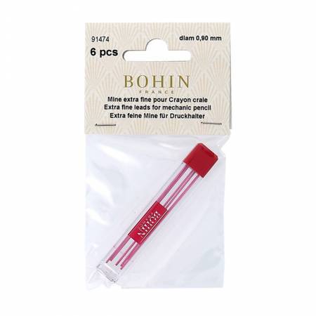 White Refills 6/Package for Bohin Mechanical Chalk Pencil