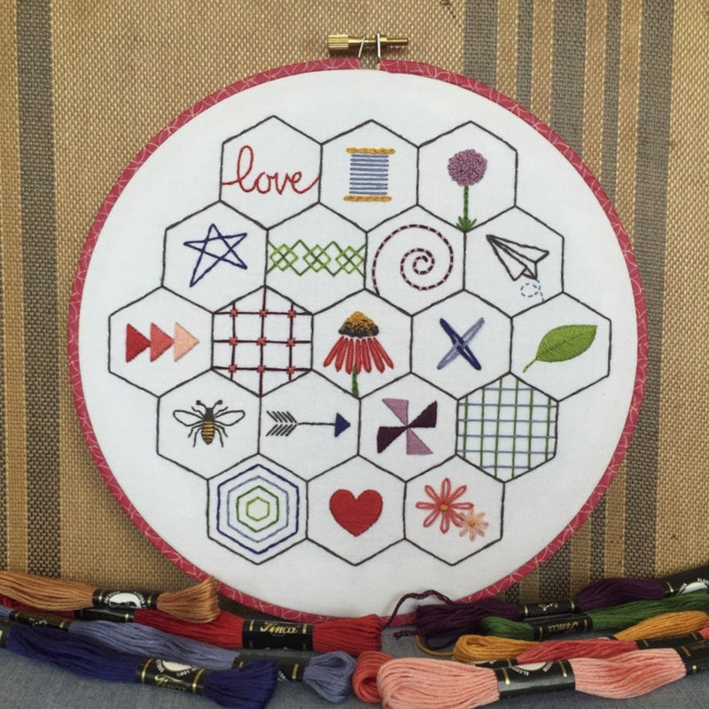 Hexie Sampler Digital PDF Pattern